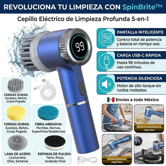 Cepillo Eléctrico de Limpieza Profunda