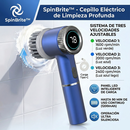 Cepillo Eléctrico de Limpieza Profunda