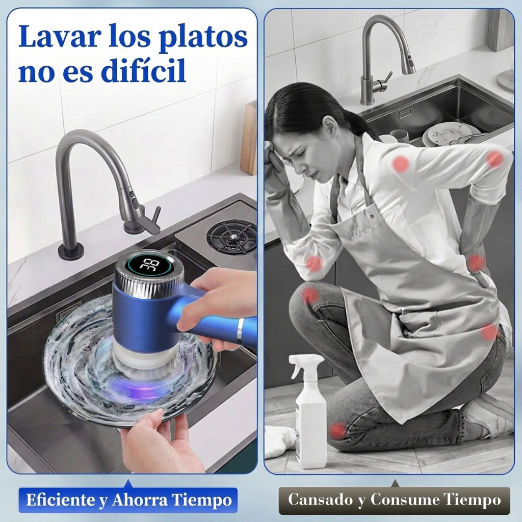 Cepillo Eléctrico de Limpieza Profunda